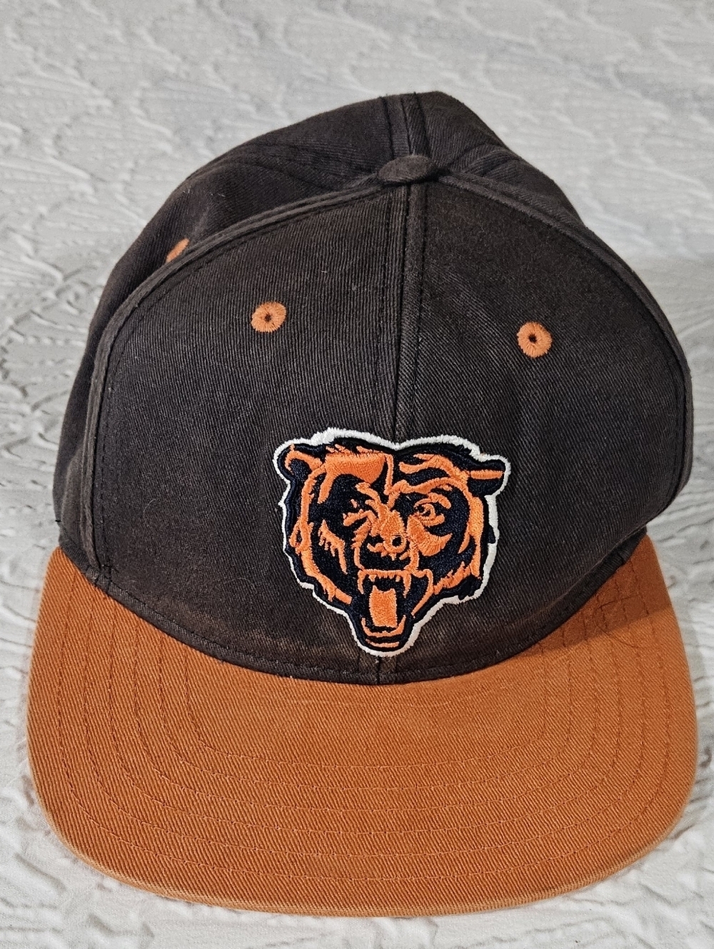 NFL Youth Chicago Bears Black Hat with Orange Accents Snap Back